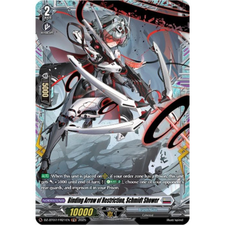 Vanguard_TCG_card_DZ-BT07_FR21EN_FR_Binding_Arrow_of_Restriction_Schmidt_Shower_Moon_Fangs_Cerulean_Blaze
