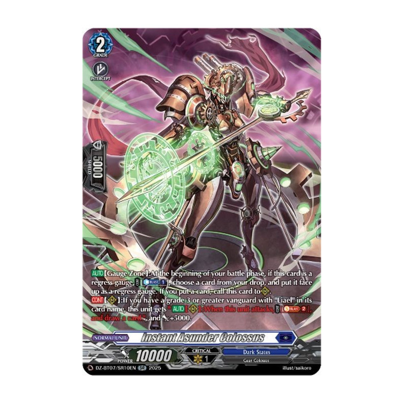 Vanguard_TCG_card_DZ-BT07_SR10EN_SR_Instant_Asunder_Colossus_Moon_Fangs_Cerulean_Blaze