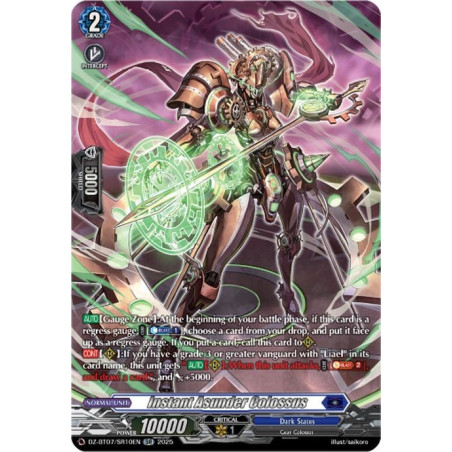 Vanguard_TCG_card_DZ-BT07_SR10EN_SR_Instant_Asunder_Colossus_Moon_Fangs_Cerulean_Blaze