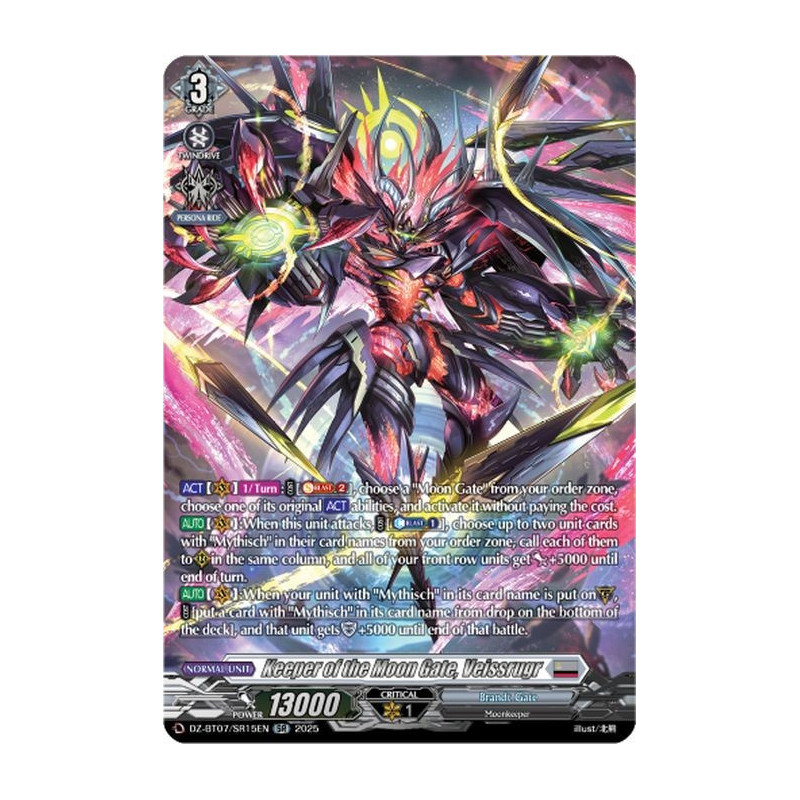 Vanguard_TCG_card_DZ-BT07_SR15EN_SR_Keeper_of_the_Moon_Gate_Veissrugr_Moon_Fangs_Cerulean_Blaze