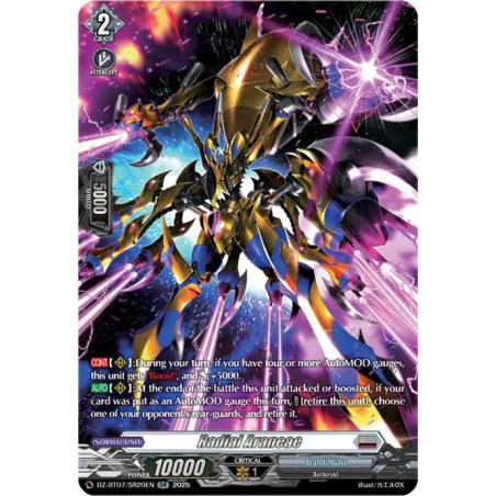 Vanguard_TCG_card_DZ-BT07_SR20EN_SR_Radial_Araneae_Moon_Fangs_Cerulean_Blaze