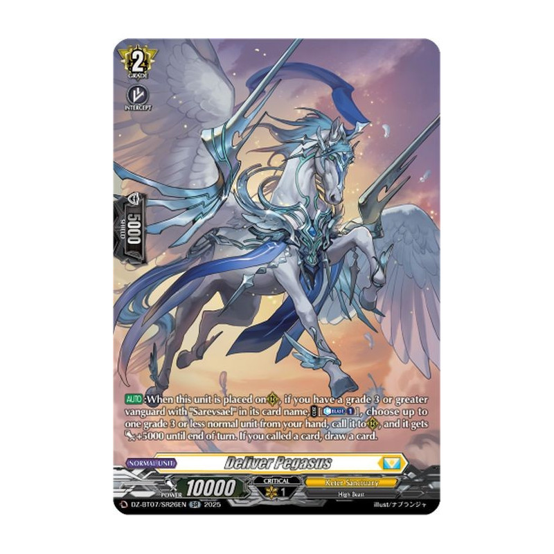 Vanguard_TCG_card_DZ-BT07_SR26EN_SR_Deliver_Pegasus_Moon_Fangs_Cerulean_Blaze