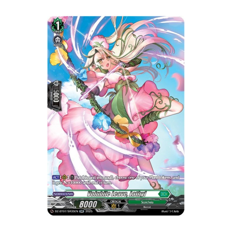 Vanguard_TCG_card_DZ-BT07_SR35EN_SR_Volubile_Leave_Lathyl_Moon_Fangs_Cerulean_Blaze
