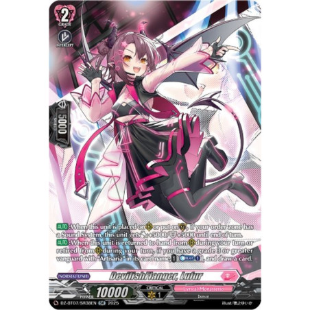 Vanguard_TCG_card_DZ-BT07_SR38EN_SR_DevilishFlanger_Lufur_Moon_Fangs_Cerulean_Blaze