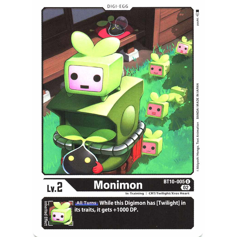 Digimon_TCG_BT10-005_Monimon_Uncommon_Xros_Encounter_Card_Game