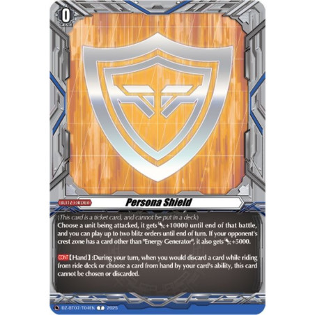 Vanguard_TCG_card_DZ-BT07_T04EN_Token_Persona_Shield_Moon_Fangs_Cerulean_Blaze