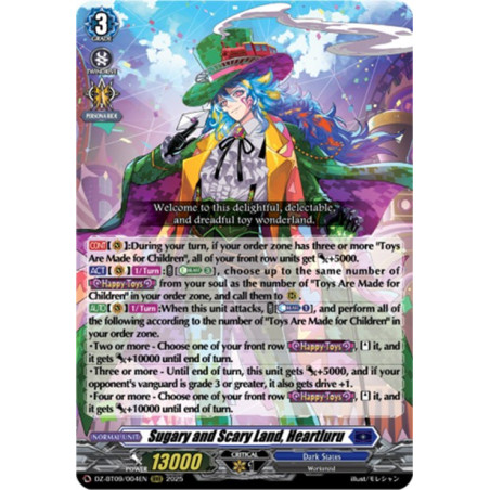 Vanguard_TCG_card_DZ-BT09_004EN_RRR_Sugary_and_Scary_Land_Heartluru_Super_Brave_Detonation