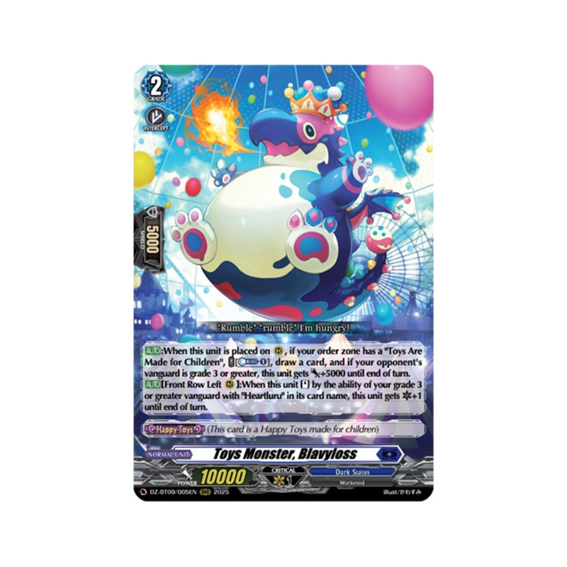 Vanguard_TCG_card_DZ-BT09_005EN_RRR_Toys_Monster_Blavyloss_Super_Brave_Detonation