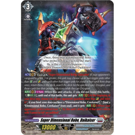 Vanguard_TCG_card_DZ-BT09_008EN_RRR_Super_Dimensional_Robo_Daikaiser_Super_Brave_Detonation