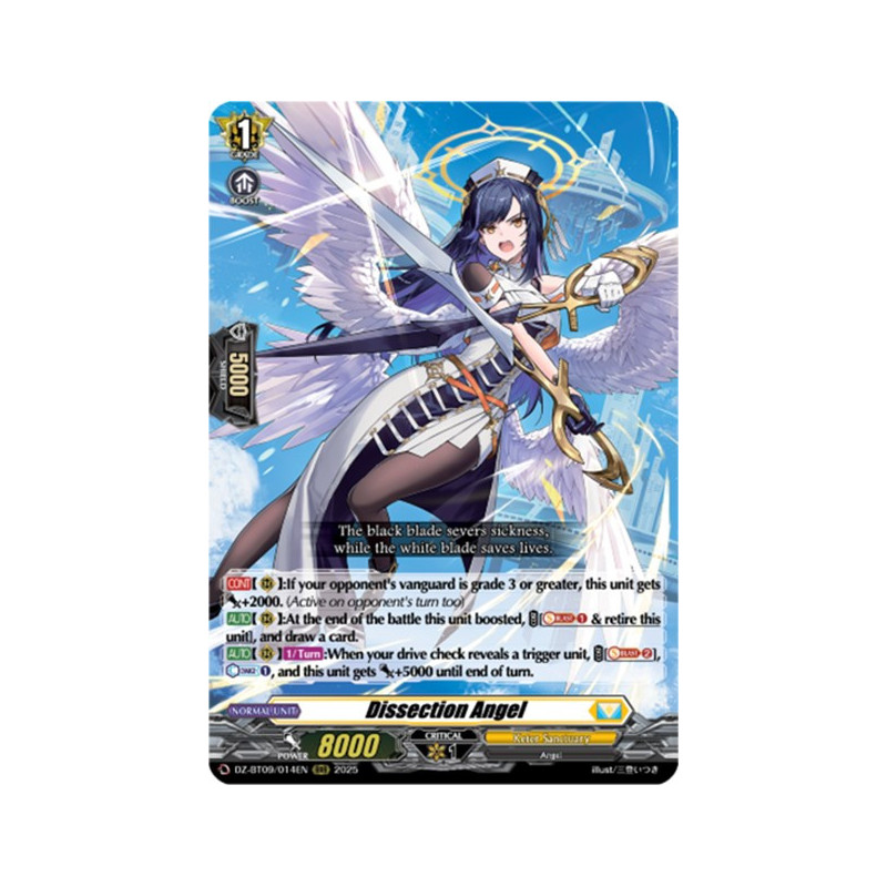 Vanguard_TCG_card_DZ-BT09_014EN_RRR_Dissection_Angel_Super_Brave_Detonation