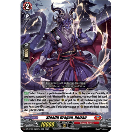 Vanguard_TCG_card_DZ-BT09_020EN_RR_Stealth_Dragon_Reizan_Super_Brave_Detonation