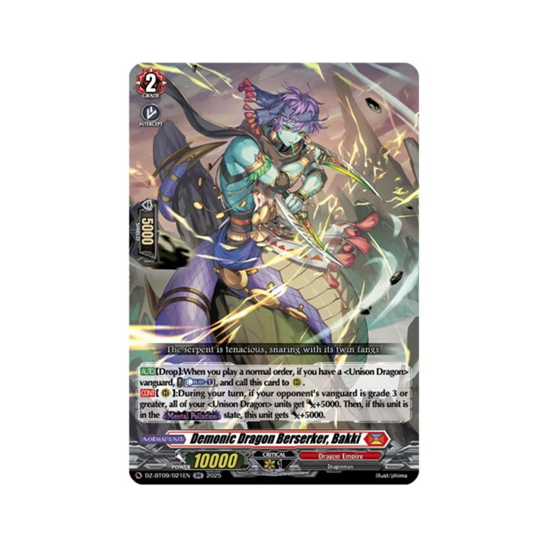 Vanguard_TCG_card_DZ-BT09_021EN_RR_Demonic_Dragon_Berserker_Bakki_Super_Brave_Detonation