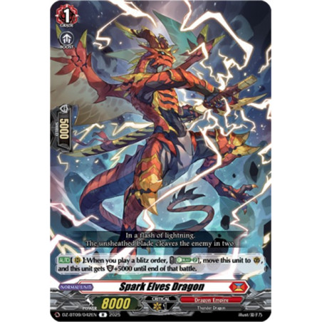 Vanguard_TCG_card_DZ-BT09_042EN_R_Spark_Elves_Dragon_Super_Brave_Detonation