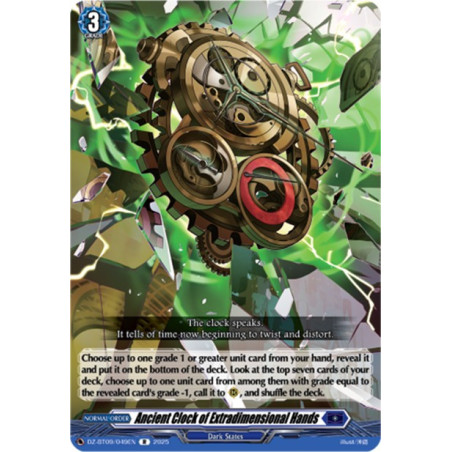 Vanguard_TCG_card_DZ-BT09_049EN_R_Ancient_Clock_of_Extradimensional_Hands_Super_Brave_Detonation