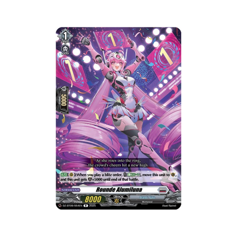 Vanguard_TCG_card_DZ-BT09_054EN_R_Rounde_Alumiluna_Super_Brave_Detonation