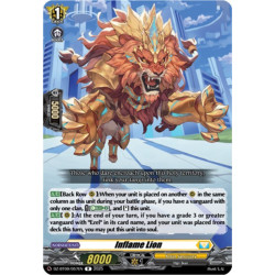Vanguard_TCG_card_DZ-BT09_057EN_R_Inflame_Lion_Super_Brave_Detonation