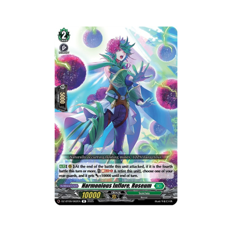 Vanguard_TCG_card_DZ-BT09_062EN_R_Harmonious_Inflore_Roseum_Super_Brave_Detonation