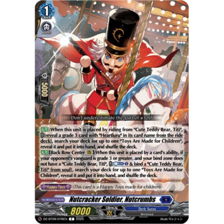 Vanguard_TCG_card_DZ-BT09_076EN_C_Nutcracker_Soldier_Nutcrumbs_Super_Brave_Detonation
