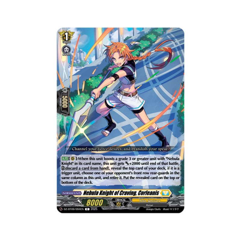 Vanguard_TCG_card_DZ-BT09_094EN_C_Nebula_Knight_of_Craving_Corleanis_Super_Brave_Detonation