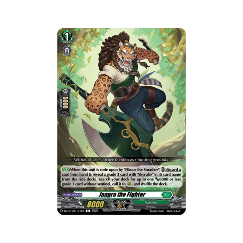 Vanguard_TCG_card_DZ-BT09_101EN_C_Jaagra_the_Fighter_Super_Brave_Detonation