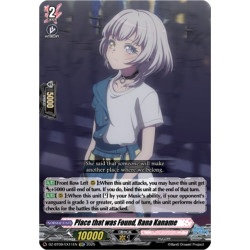 Vanguard_TCG_card_DZ-BT09_EX11EN_EXC_Place_that_was_Found_Rana_Kaname_Super_Brave_Detonation