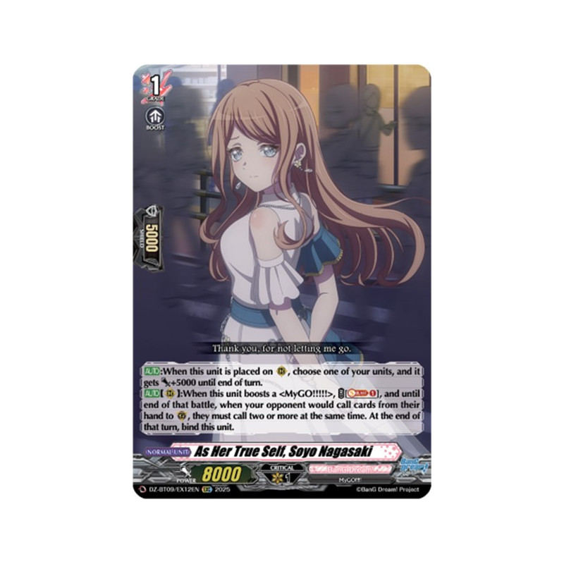 Vanguard_TCG_card_DZ-BT09_EX12EN_EXC_As_Her_True_Self_Soyo_Nagasaki_Super_Brave_Detonation