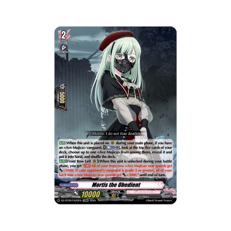 Vanguard_TCG_card_DZ-BT09_EX20EN_EXRRR_Mortis_the_Obedient_Super_Brave_Detonation