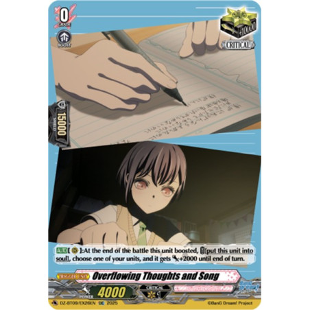 Vanguard_TCG_card_DZ-BT09_EX26EN_EXC_Overflowing_Thoughts_and_Song_Super_Brave_Detonation