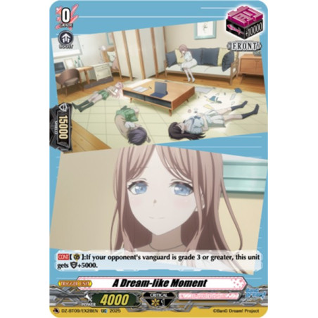 Vanguard_TCG_card_DZ-BT09_EX28EN_EXC_A_Dream-like_Moment_Super_Brave_Detonation