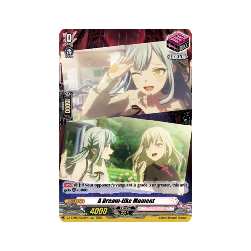 Vanguard_TCG_card_DZ-BT09_EX36EN_EXC_A_Dream-like_Moment_Super_Brave_Detonation