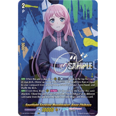 Vanguard_TCG_card_DZ-BT09_EXS02EN_EXS_Spotlight_Seeking_Moodmaker_Anon_Chihaya_Super_Brave_Detonation