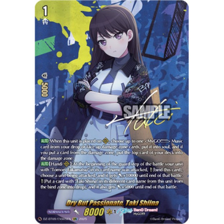 Vanguard_TCG_card_DZ-BT09_EXS05EN_EXS_Dry_But_Passionate_Taki_Shiina_Super_Brave_Detonation