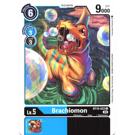 Digimon_TCG_BT10-022_Brachiomon_Common_Xros_Encounter_Card_Game