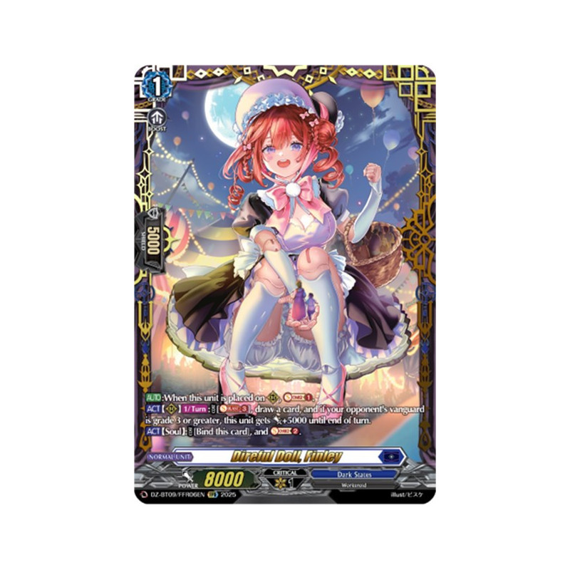 Vanguard_TCG_card_DZ-BT09_FFR06EN_FFR_Direful_Doll_Finley_Super_Brave_Detonation