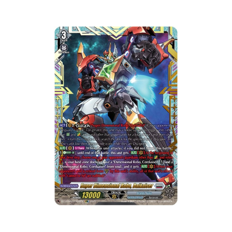 Vanguard_TCG_card_DZ-BT09_FFR08EN_FFR_Super_Dimensional_Robo_Daikaiser_Super_Brave_Detonation