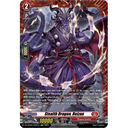 Vanguard_TCG_card_DZ-BT09_FR02EN_FR_Stealth_Dragon_Reizan_Super_Brave_Detonation