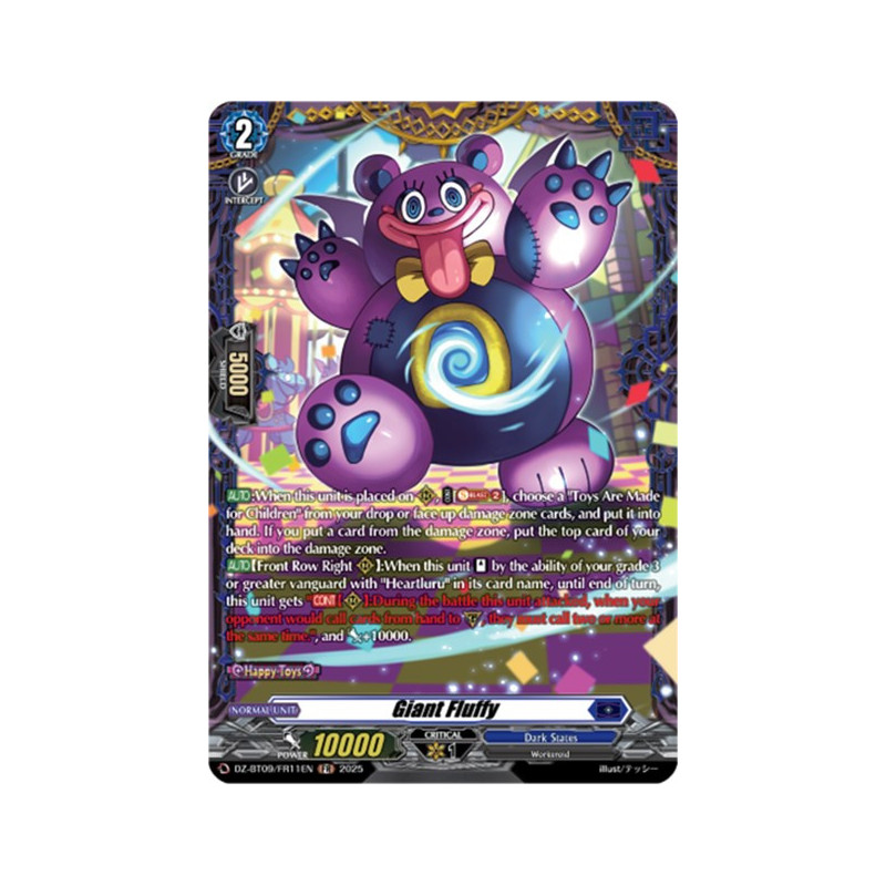 Vanguard_TCG_card_DZ-BT09_FR11EN_FR_Giant_Fluffy_Super_Brave_Detonation