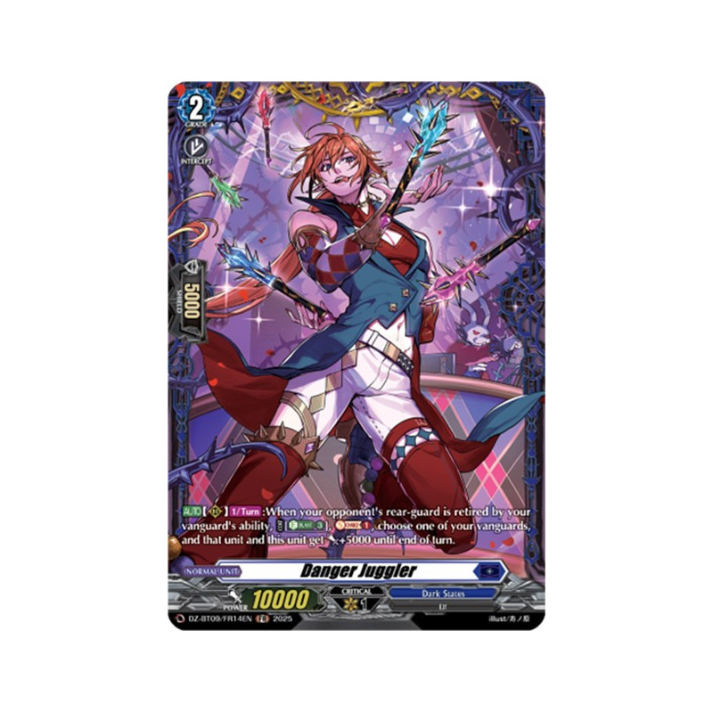 Vanguard_TCG_card_DZ-BT09_FR14EN_FR_Danger_Juggler_Super_Brave_Detonation