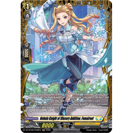 Vanguard_TCG_card_DZ-BT09_FR36EN_FR_Nebula_Knight_of_Illusory_Addition_Fomalroot_Super_Brave_Detonation