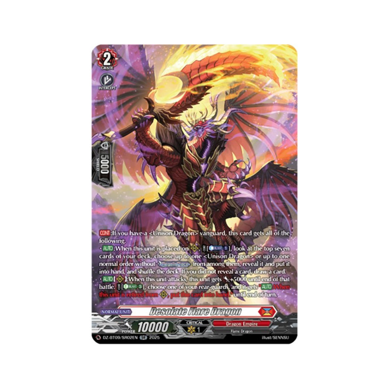 Vanguard_TCG_card_DZ-BT09_SR02EN_SR_Desolate_Flare_Dragon_Super_Brave_Detonation