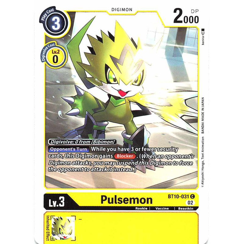 Digimon_TCG_BT10-031_Pulsemon_Common_Xros_Encounter_Card_Game