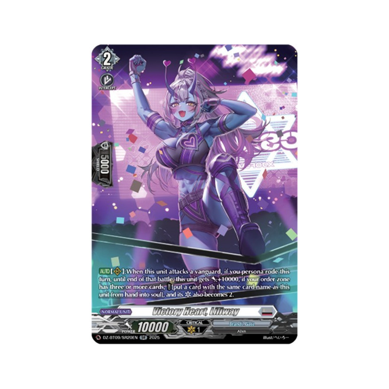 Vanguard_TCG_card_DZ-BT09_SR20EN_SR_Victory_Heart_Liliway_Super_Brave_Detonation