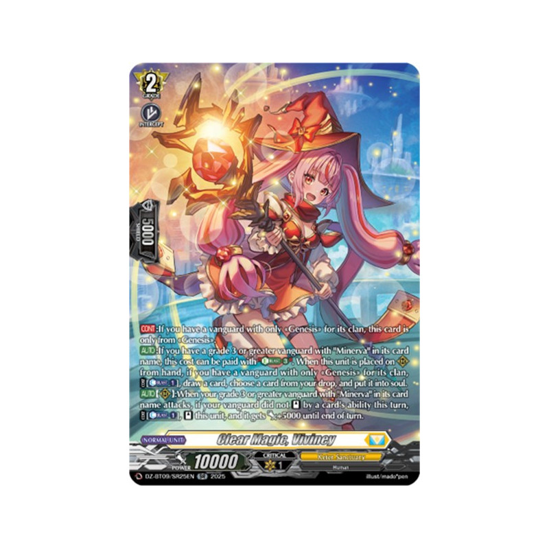 Vanguard_TCG_card_DZ-BT09_SR25EN_SR_Clear_Magic_Viviney_Super_Brave_Detonation