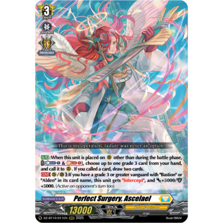 Vanguard_TCG_card_DZ-BT10_011EN_RRR_Perfect_Surgery_Ascelael_Dragonsoul_Resonance