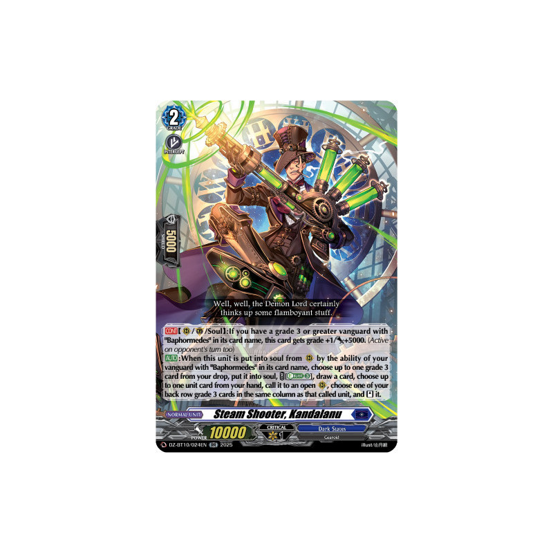 Vanguard_TCG_card_DZ-BT10_024EN_RR_Steam_Shooter_Kandalanu_Dragonsoul_Resonance