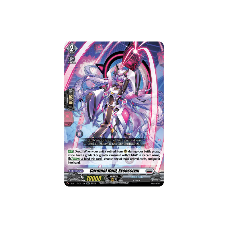 Vanguard_TCG_card_DZ-BT10_027EN_RR_Cardinal_Noid_Excessivm_Dragonsoul_Resonance