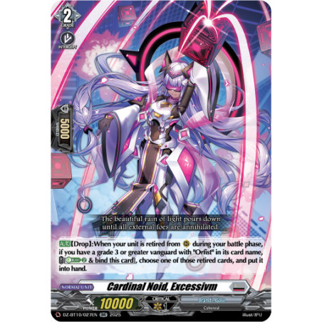 Vanguard_TCG_card_DZ-BT10_027EN_RR_Cardinal_Noid_Excessivm_Dragonsoul_Resonance