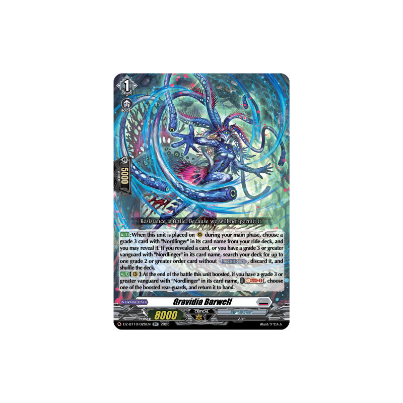 Vanguard_TCG_card_DZ-BT10_029EN_RR_Gravidia_Barwell_Dragonsoul_Resonance