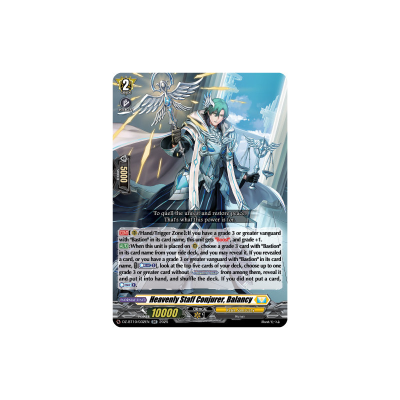 Vanguard_TCG_card_DZ-BT10_032EN_RR_Heavenly_Staff_Conjurer_Balancy_Dragonsoul_Resonance