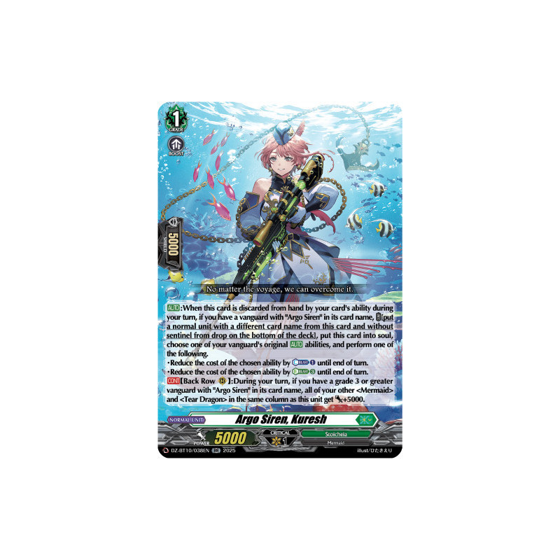 Vanguard_TCG_card_DZ-BT10_038EN_RR_Argo_Siren_Kuresh_Dragonsoul_Resonance